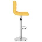 vidaXL Barhocker 2 Stk. Senfgelb Stoff