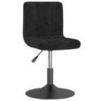 vidaXL Barhocker Drehbar Schwarz Samt