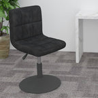 vidaXL Barhocker Drehbar Schwarz Samt