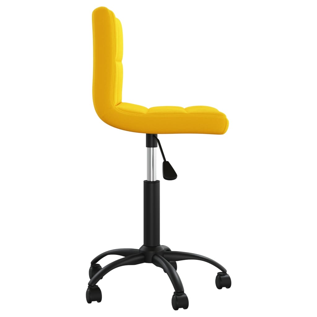 vidaXL Bürostuhl Drehbar Senfgelb Samt