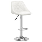 vidaXL Barhocker 2 Stk. Weiß Kunstleder