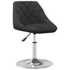 vidaXL Esszimmerstühle 2 Stk. Drehbar Schwarz Samt