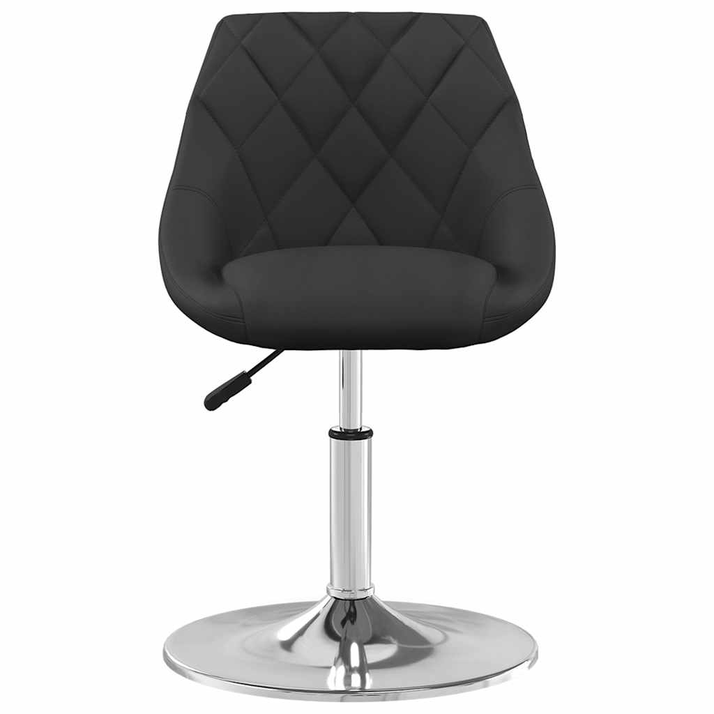 vidaXL Esszimmerstühle 2 Stk. Drehbar Schwarz Samt
