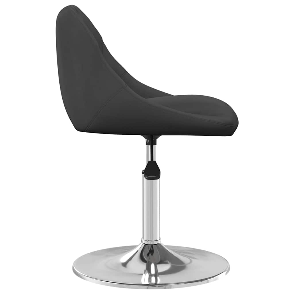 vidaXL Esszimmerstühle 2 Stk. Drehbar Schwarz Samt