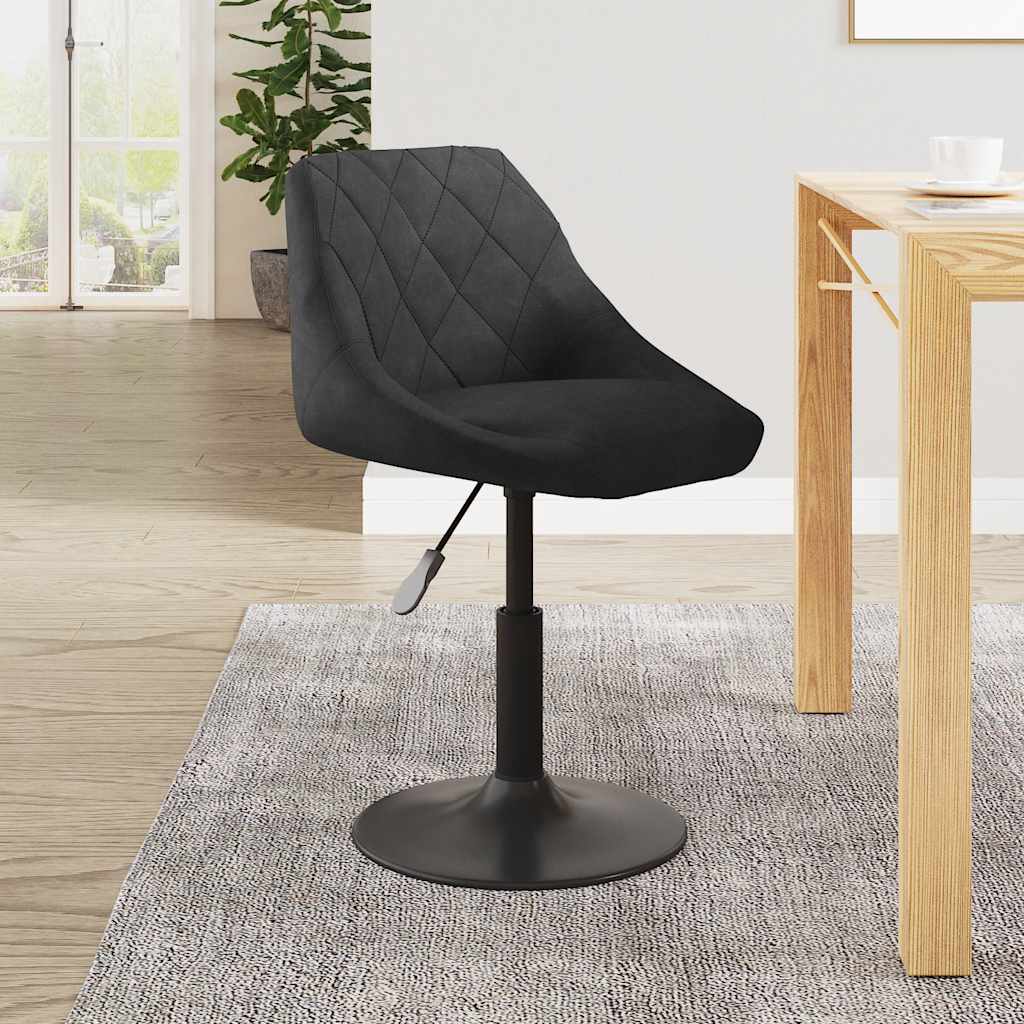 vidaXL Barhocker Schwarzer Samt