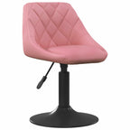 vidaXL Barhocker Geometrisch Rosa 46 x 44 x (62,5-77,5) cm Kunstleder