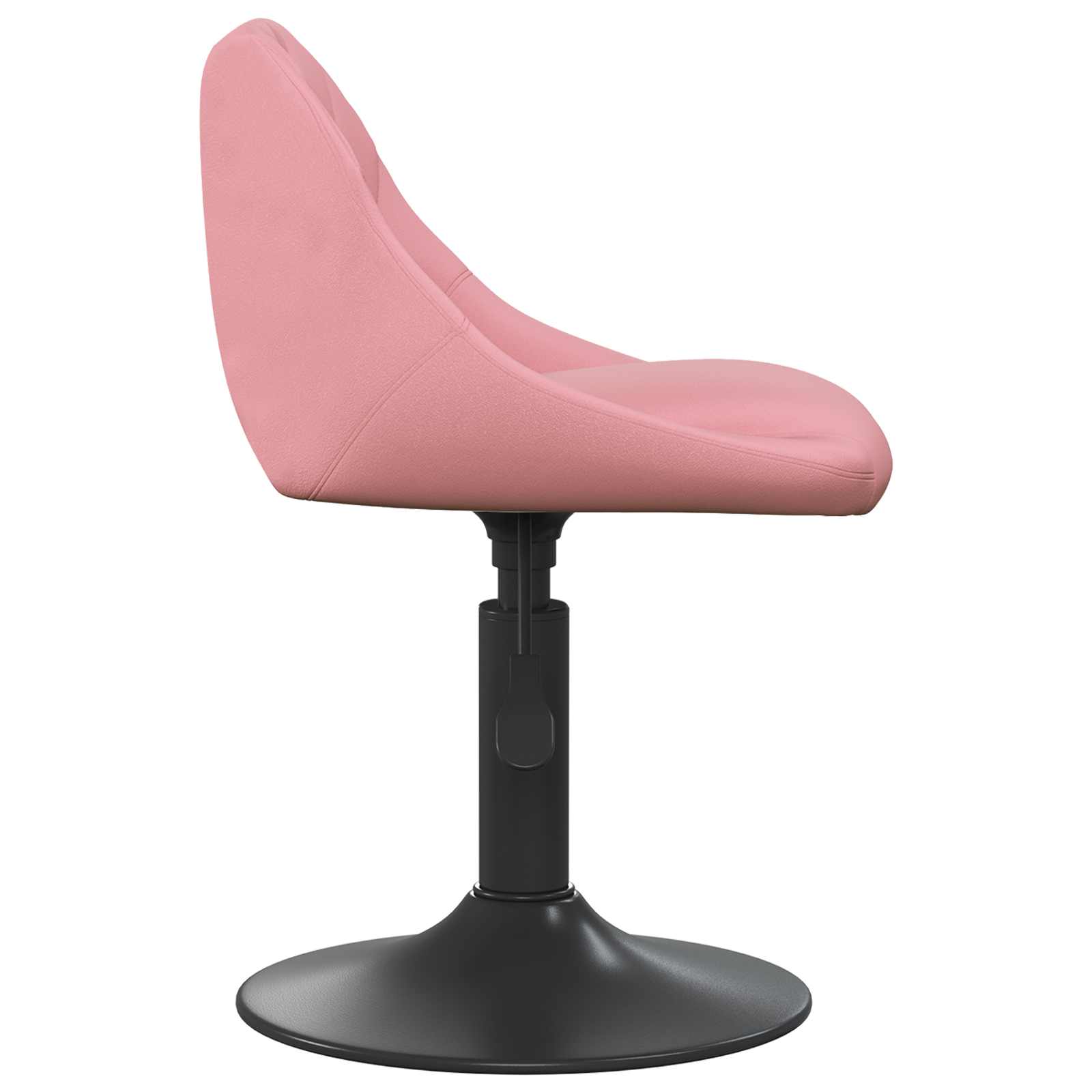 vidaXL Barhocker Geometrisch Rosa 46 x 44 x (62,5-77,5) cm Kunstleder