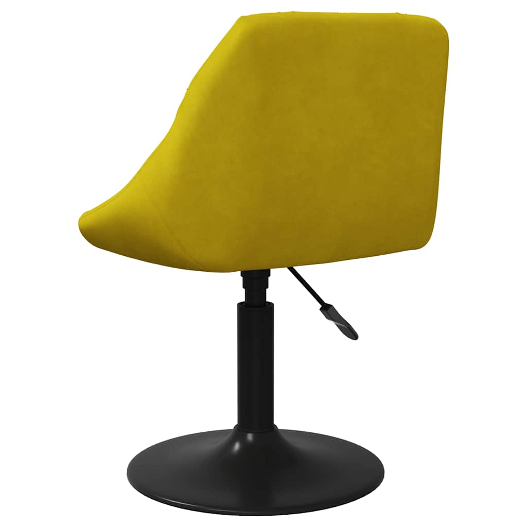vidaXL Barhocker aus senfgelbem Samt