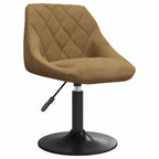 vidaXL Drehbare Esszimmerstühle 2 pcs Braun 46 x 44 x 77,5 cm