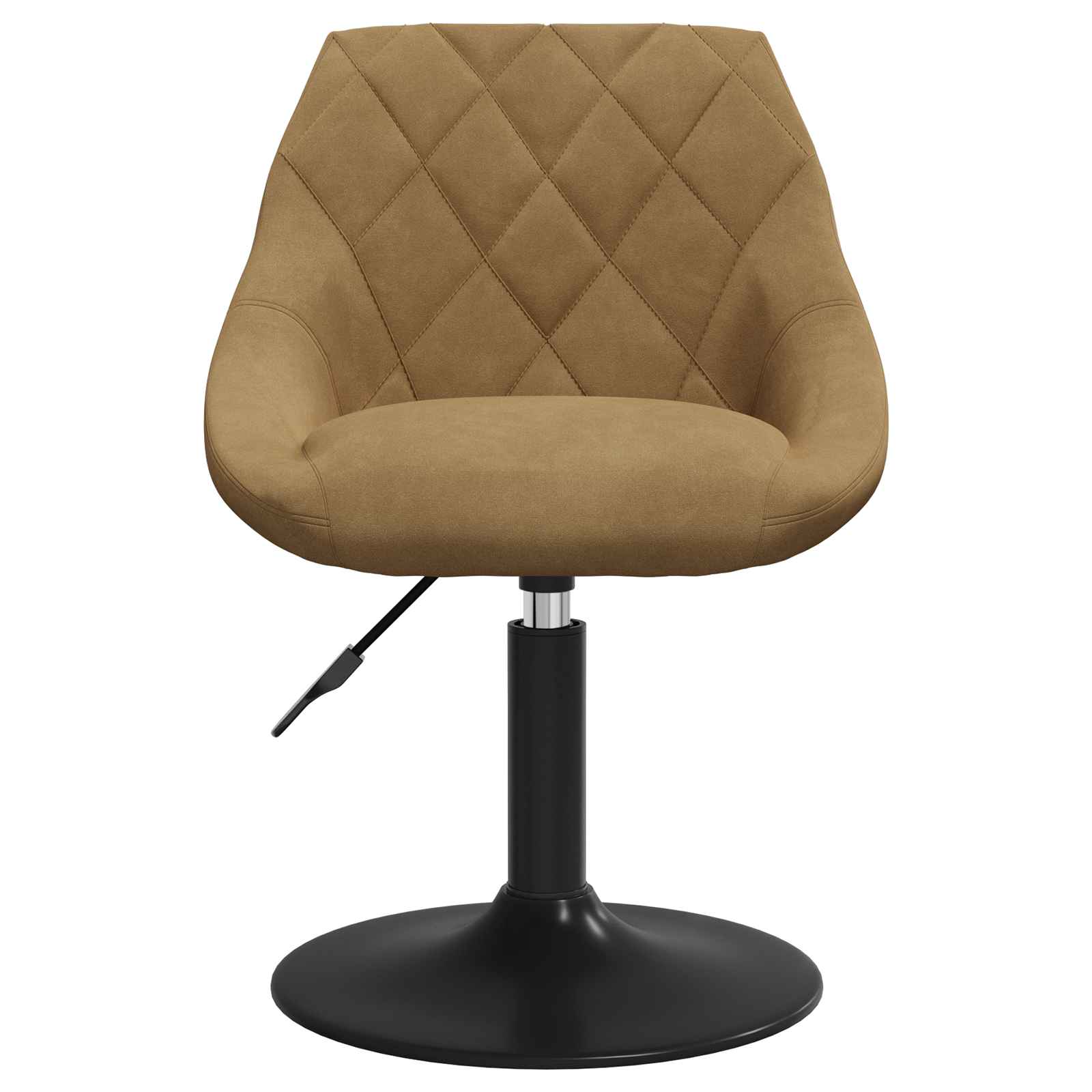 vidaXL Drehbare Esszimmerstühle 2 pcs Braun 46 x 44 x 77,5 cm