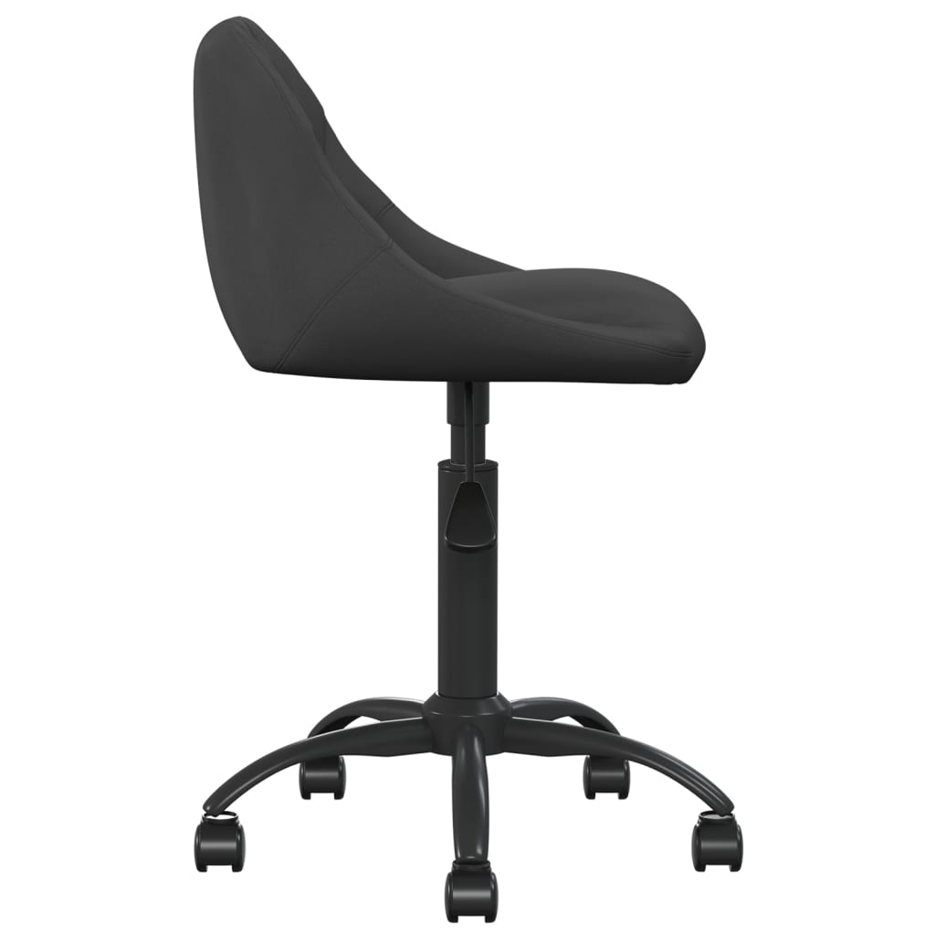 vidaXL Esszimmerstuhl Schwarz Samt