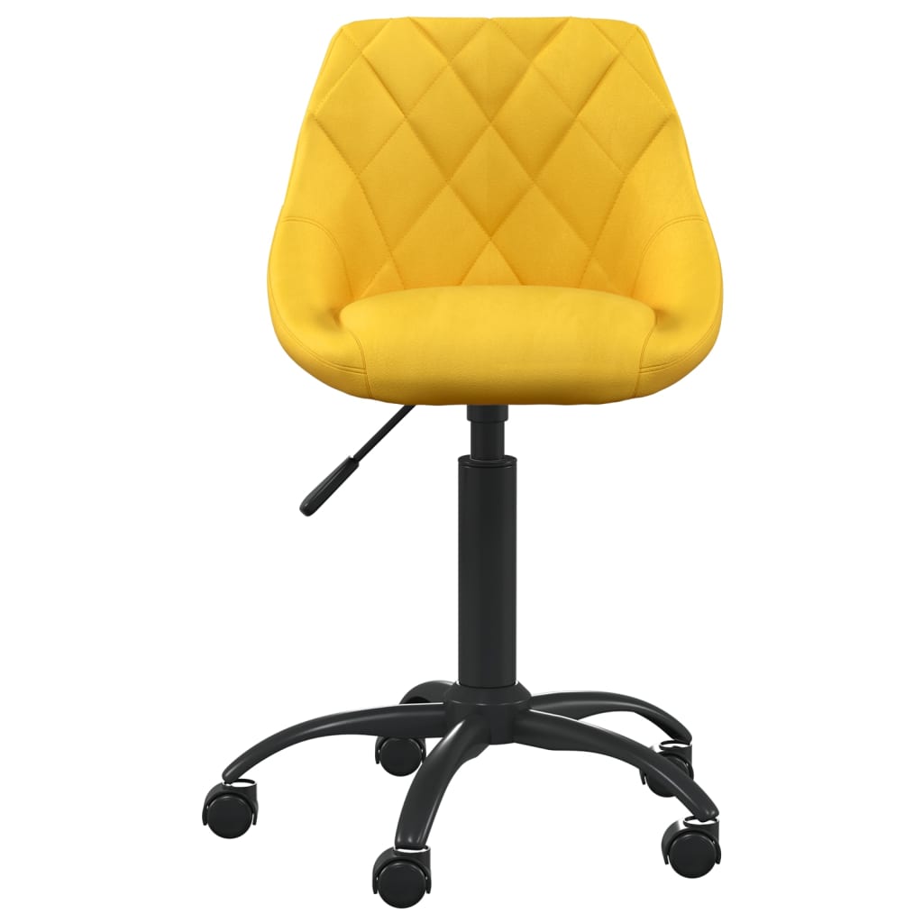 vidaXL Esszimmerstuhl Senfgelb Samt