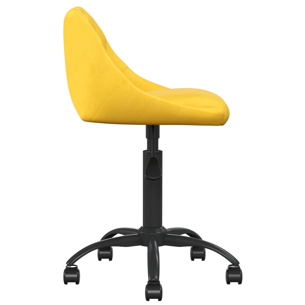 vidaXL Esszimmerstuhl Senfgelb Samt