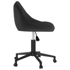 vidaXL Bürostuhl Drehbar Schwarz Samt