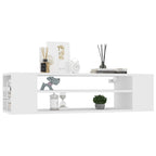 vidaXL TV-Hängeschrank Weiß 100x30x26,5 cm Holzwerkstoff
