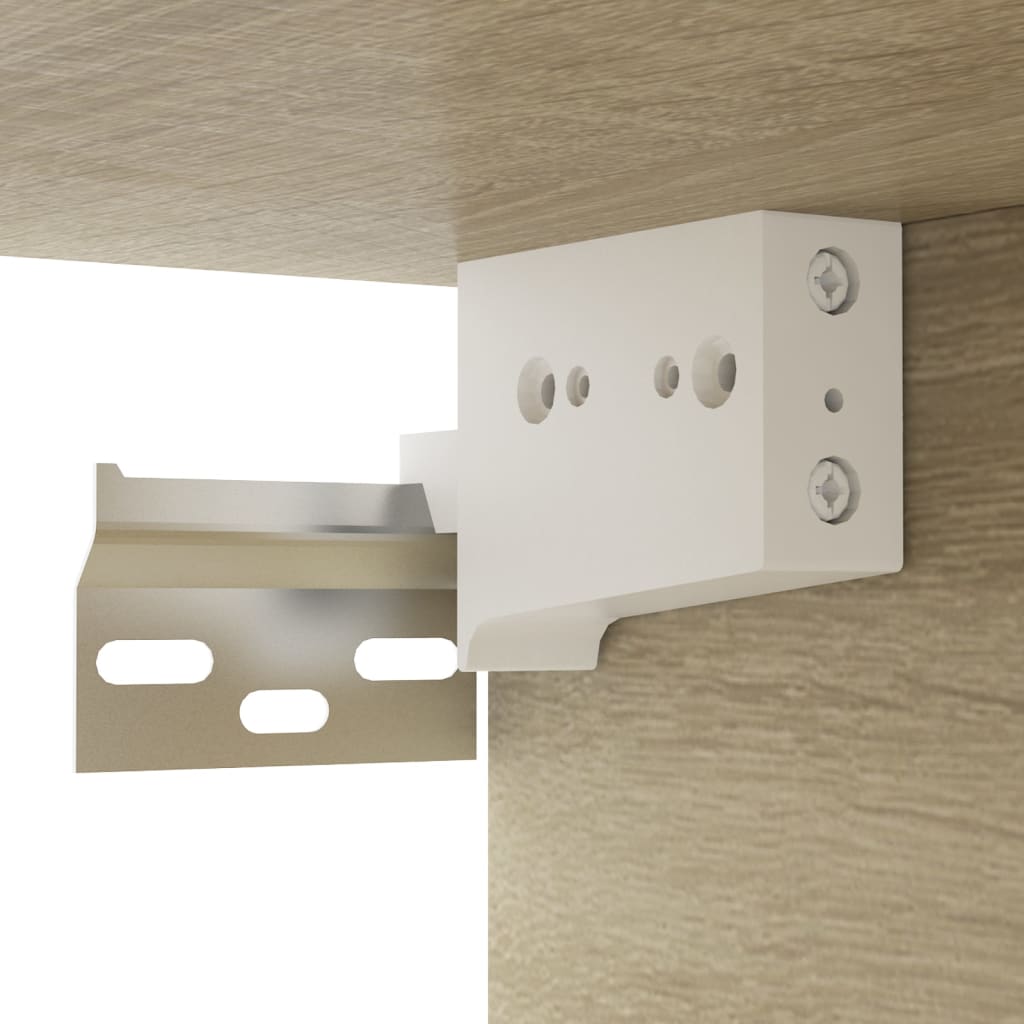 vidaXL TV-Hängeschrank Sonoma-Eiche 100x30x26,5 cm Holzwerkstoff