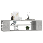 vidaXL TV-Hängeschrank Betongrau 100x30x26,5 cm Holzwerkstoff