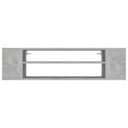 vidaXL TV-Hängeschrank Betongrau 100x30x26,5 cm Holzwerkstoff