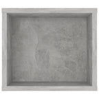 vidaXL TV-Hängeschrank Betongrau 100x30x26,5 cm Holzwerkstoff