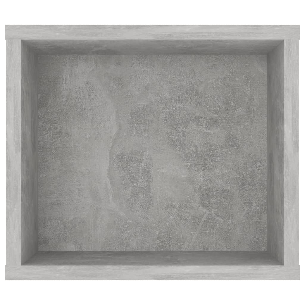 vidaXL TV-Hängeschrank Betongrau 100x30x26,5 cm Holzwerkstoff
