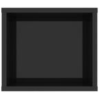 vidaXL TV-Hängeschrank Hochglanz-Schwarz 100x30x26,5 cm Holzwerkstoff