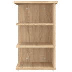 vidaXL Beistellregal Sonoma-Eiche 35x35x55 cm Holzwerkstoff