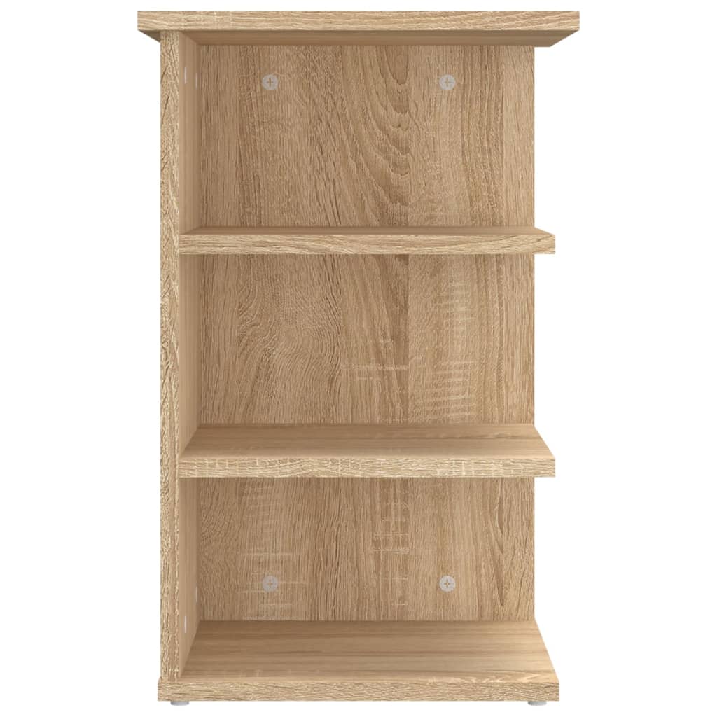 vidaXL Beistellregal Sonoma-Eiche 35x35x55 cm Holzwerkstoff