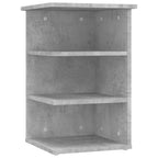 vidaXL Beistellregal Betongrau 35x35x55 cm Holzwerkstoff