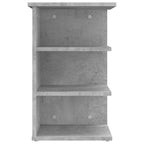 vidaXL Beistellregal Betongrau 35x35x55 cm Holzwerkstoff
