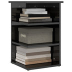 vidaXL Beistellregal Hochglanz-Grau 35x35x55 cm Holzwerkstoff