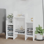 vidaXL Regalschrank Weiß 60x26x60 cm Holzwerkstoff