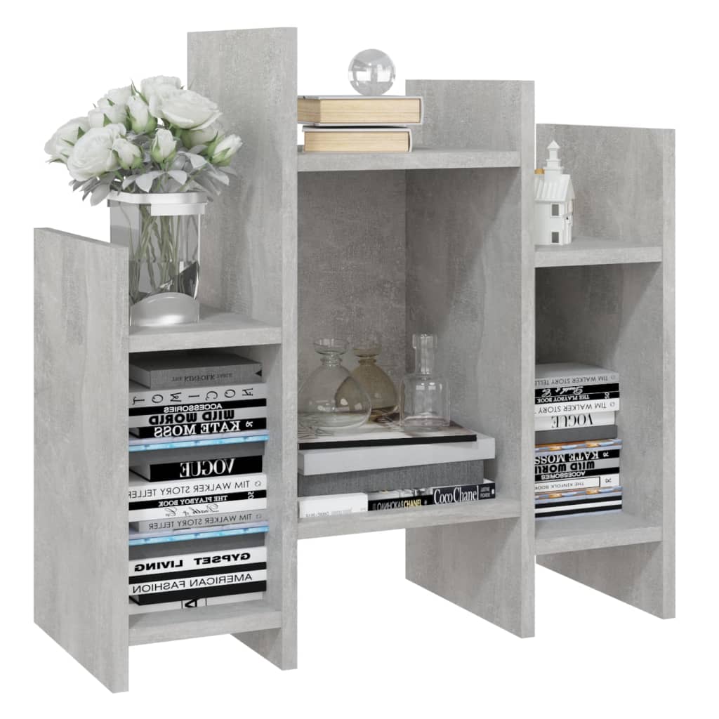vidaXL Regalschrank Betongrau 60x26x60 cm Holzwerkstoff