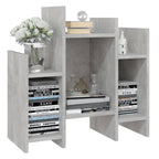 vidaXL Regalschrank Betongrau 60x26x60 cm Holzwerkstoff