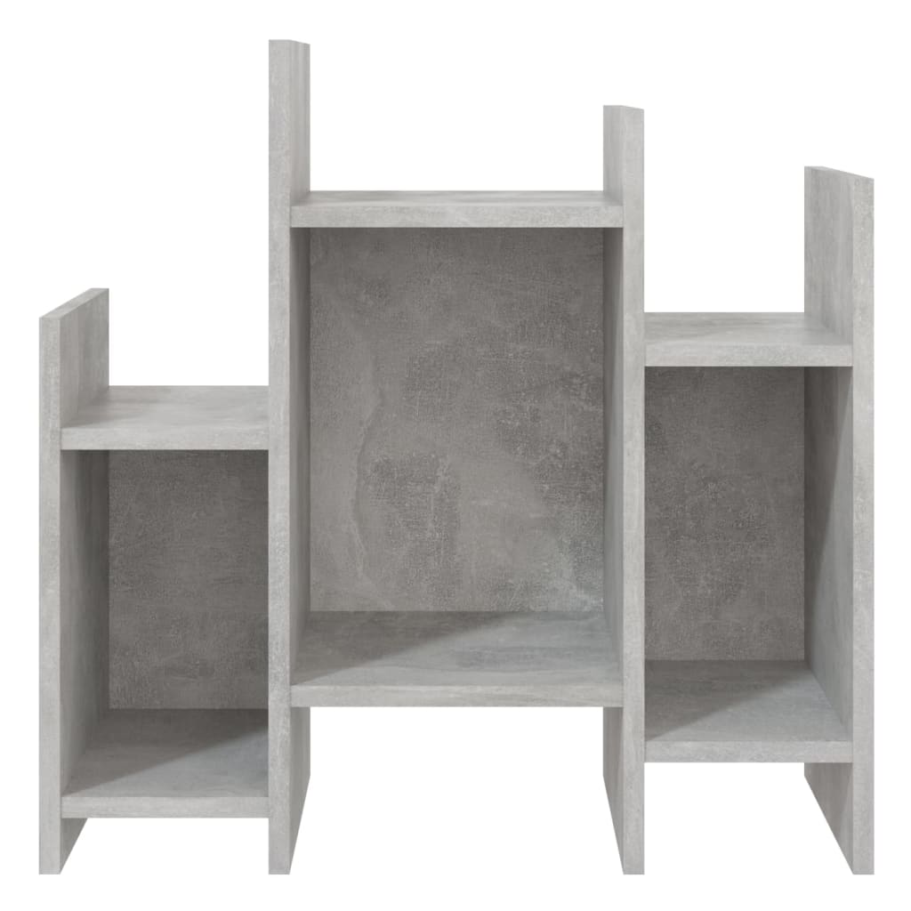 vidaXL Regalschrank Betongrau 60x26x60 cm Holzwerkstoff