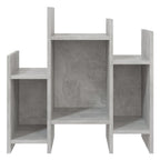 vidaXL Regalschrank Betongrau 60x26x60 cm Holzwerkstoff