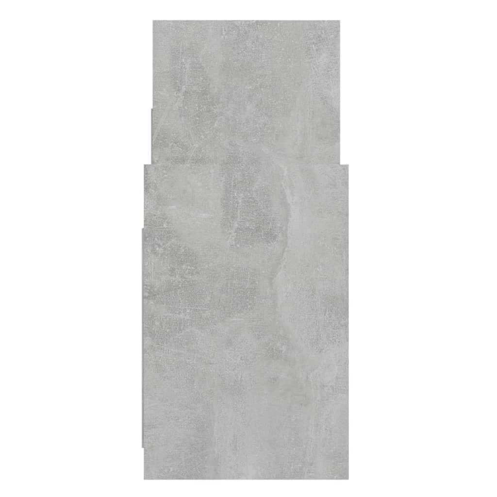 vidaXL Regalschrank Betongrau 60x26x60 cm Holzwerkstoff
