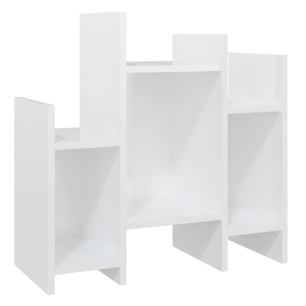 vidaXL Regalschrank Hochglanz-Weiß 60x26x60 cm Holzwerkstoff