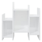 vidaXL Regalschrank Hochglanz-Weiß 60x26x60 cm Holzwerkstoff