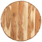 vidaXL Couchtisch Ø65x31 cm Massivholz Akazie