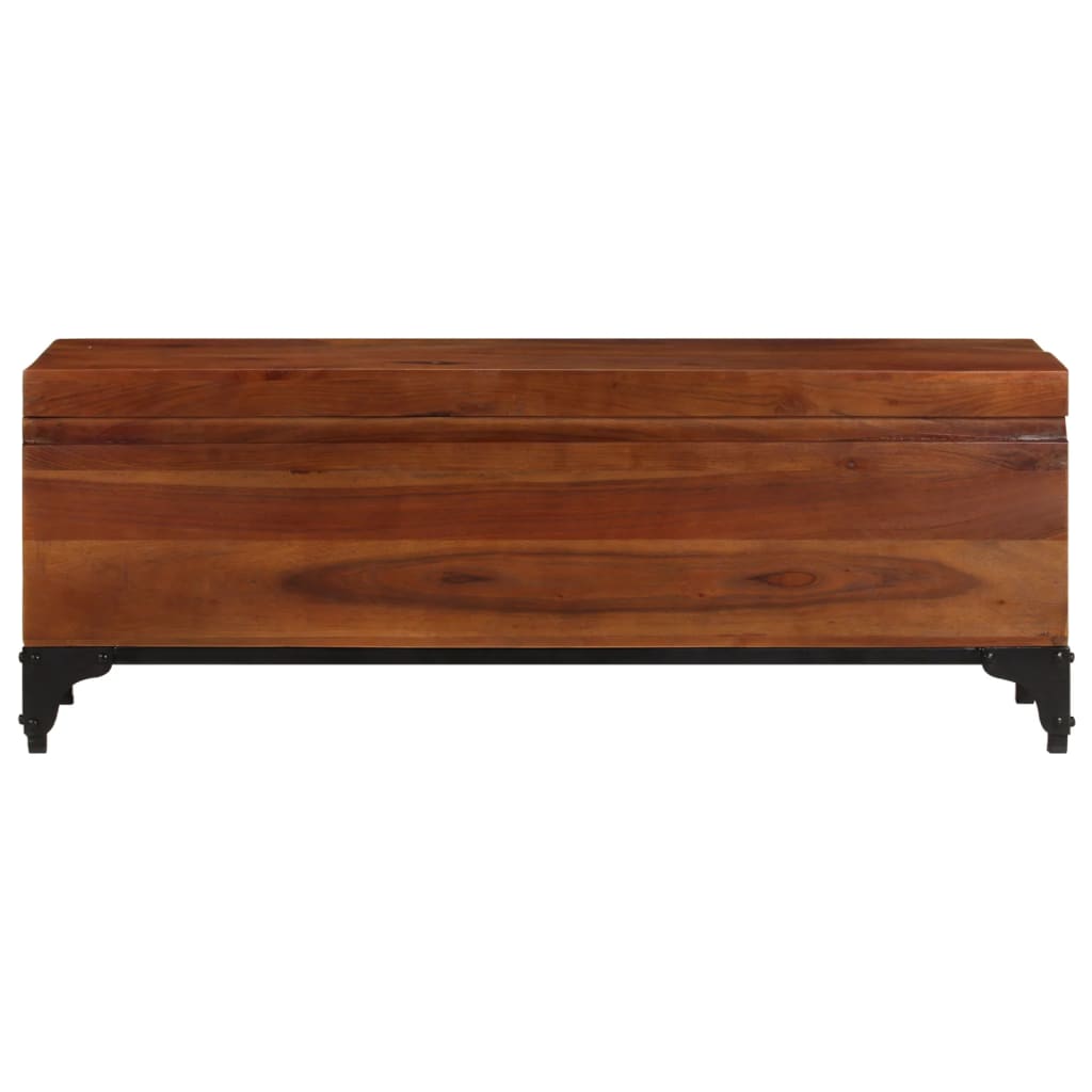 vidaXL Aufbewahrungstruhe 110x35x41 cm Akazie Massivholz