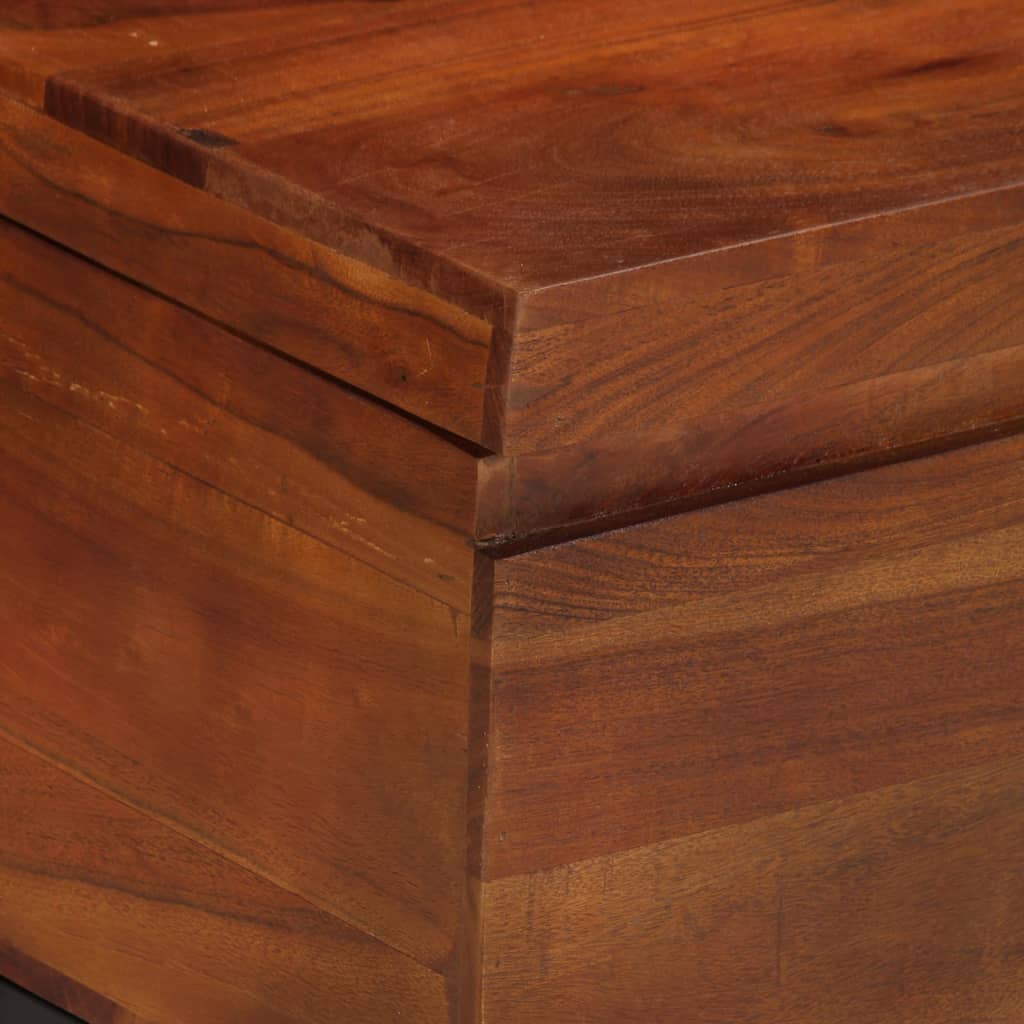 vidaXL Aufbewahrungstruhe 110x35x41 cm Akazie Massivholz