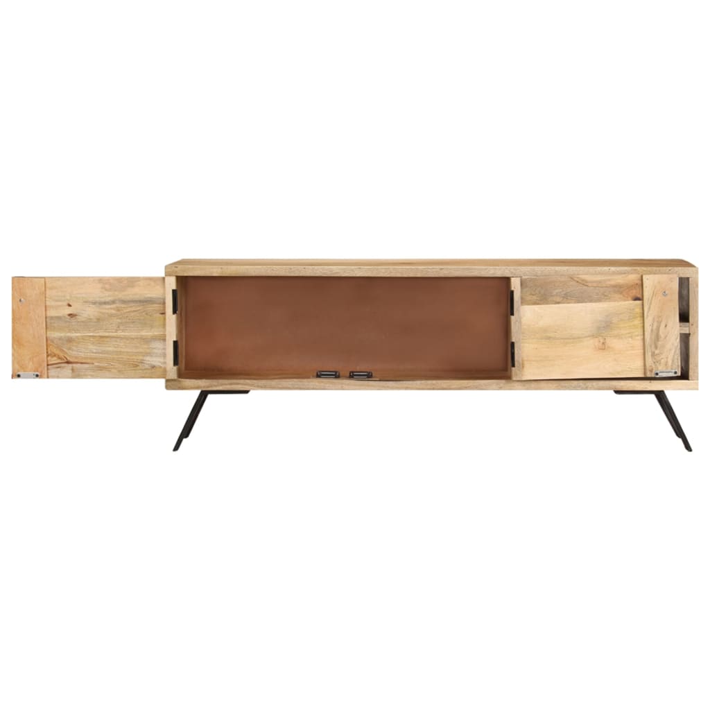 vidaXL TV-Schrank 110x30x40 cm Mango Massivholz