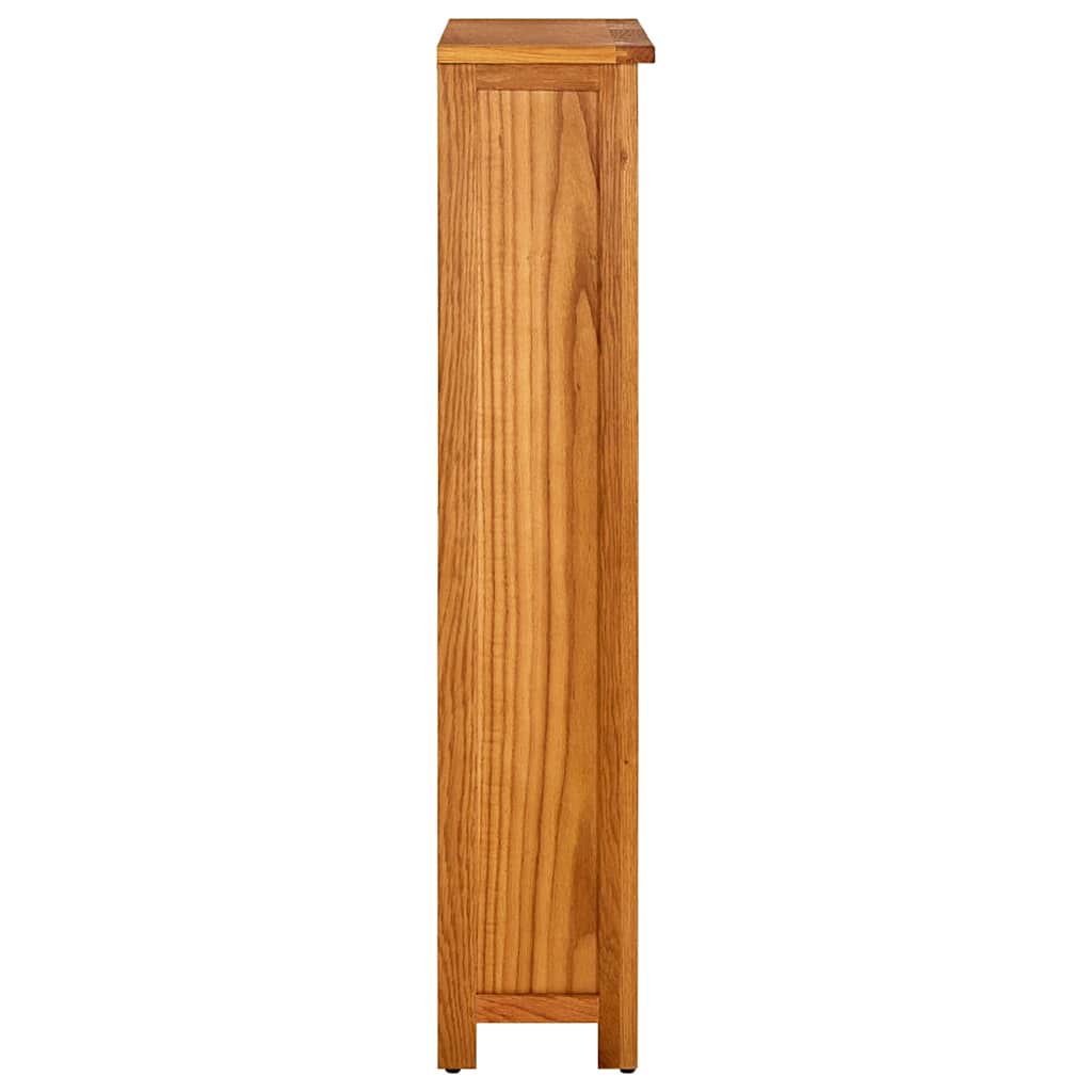 vidaXL Bücherregal 4 Fächer 70x22x110 cm Massivholz Eiche