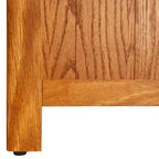 vidaXL Bücherregal 5 Fächer 70x22x140 cm Massivholz Eiche