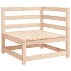 vidaXL Garten-Ecksofas 2 Stk. mit Kissen Massivholz Kiefer