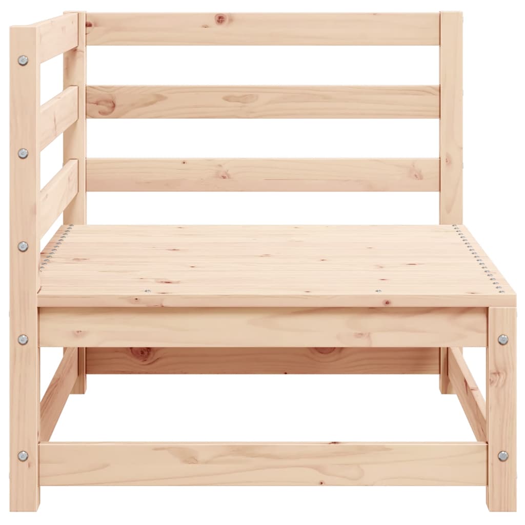 vidaXL Garten-Ecksofas 2 Stk. mit Kissen Massivholz Kiefer