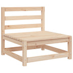 vidaXL 2-tlg. Garten-Lounge-Set mit Kissen Massivholz Kiefer