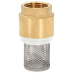 vidaXL Saugschlauch mit Messing-Anschlüssen Grün 1,1" 3 m PVC