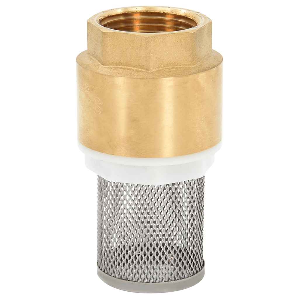 vidaXL Saugschlauch mit Messing-Anschlüssen Grün 1,1" 3 m PVC