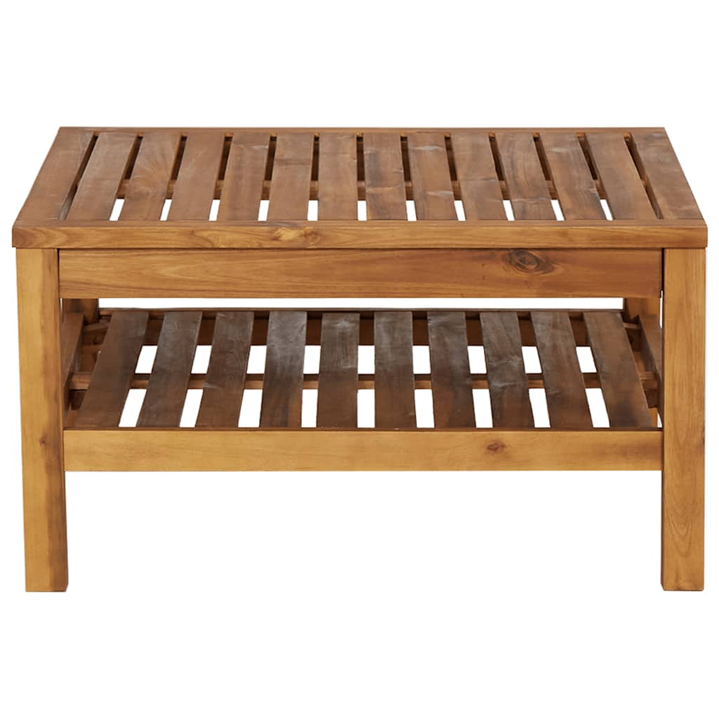 vidaXL Couchtisch 65x65x35 cm Massivholz Akazie